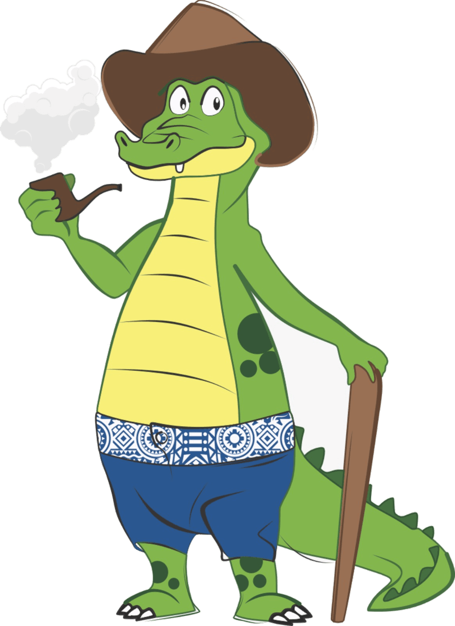 Crocodile character